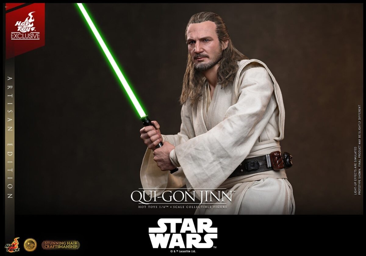 Hot Toys - Star Wars: The Phantom Menace - Qui-Gon Jinn (MMS881AE) - Imagen 16