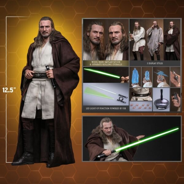 Hot Toys - Star Wars: The Phantom Menace - Qui-Gon Jinn (MMS881AE) - Image 20