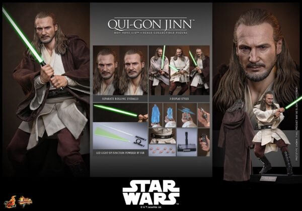 Hot Toys - Star Wars: The Phantom Menace - Qui-Gon Jinn (MMS881AE) - Image 3