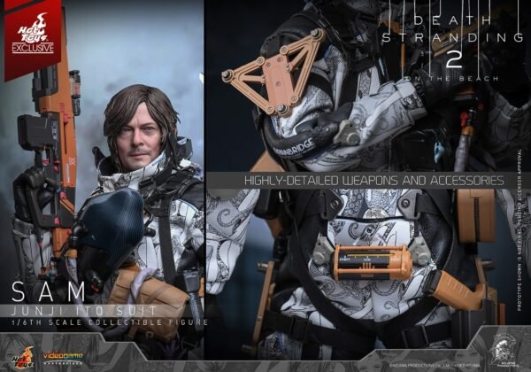 Hot Toys - Death Stranding 2: On the beach - Sam Artisan Junji Ito ver. (VGM90AE) - Imagen 4