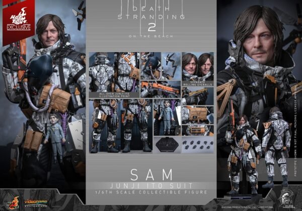 Hot Toys - Death Stranding 2: On the beach - Sam Artisan Junji Ito ver. (VGM90AE) - Imagen 6
