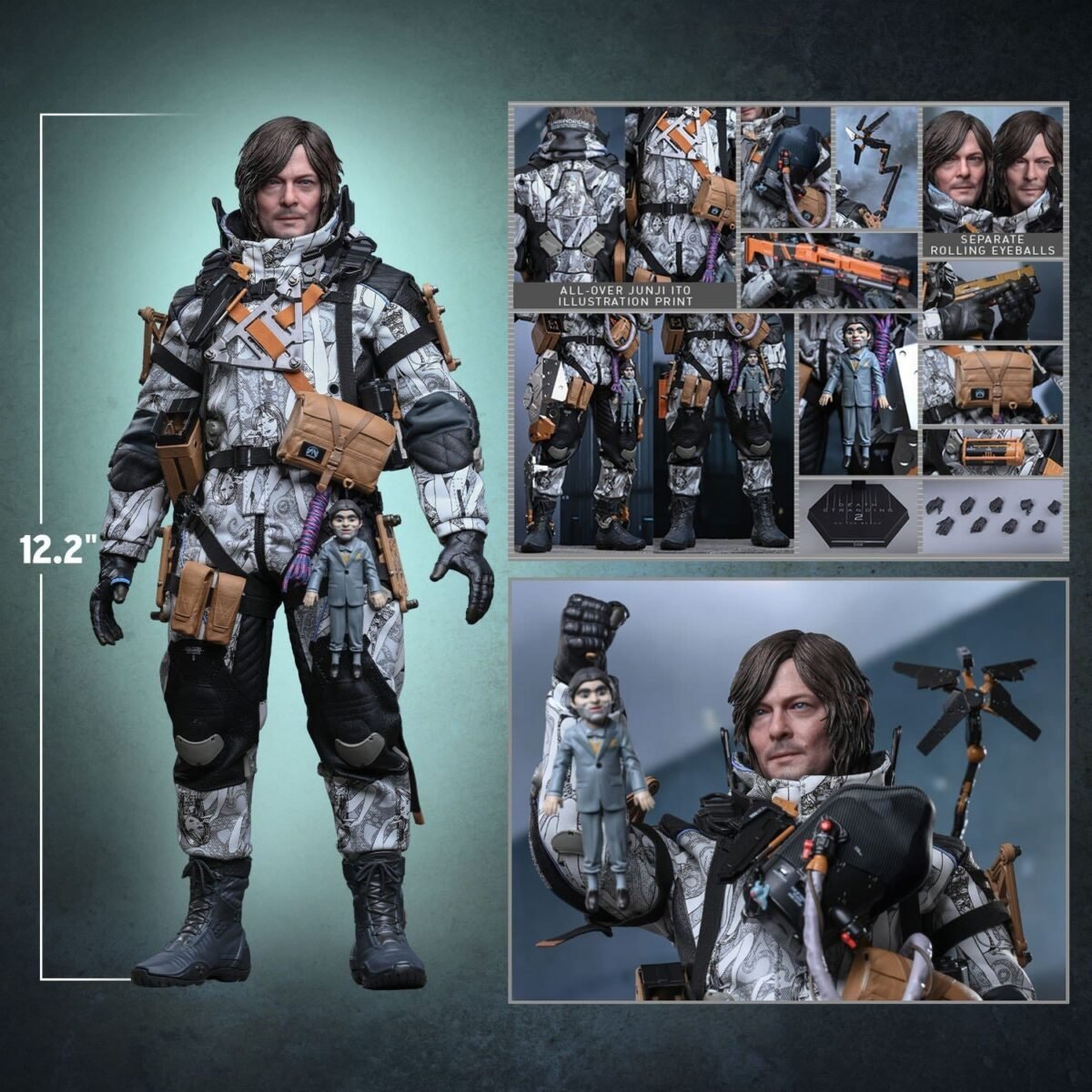 Hot Toys - Death Stranding 2: On the beach - Sam Artisan Junji Ito ver. (VGM90AE) - Imagen 17