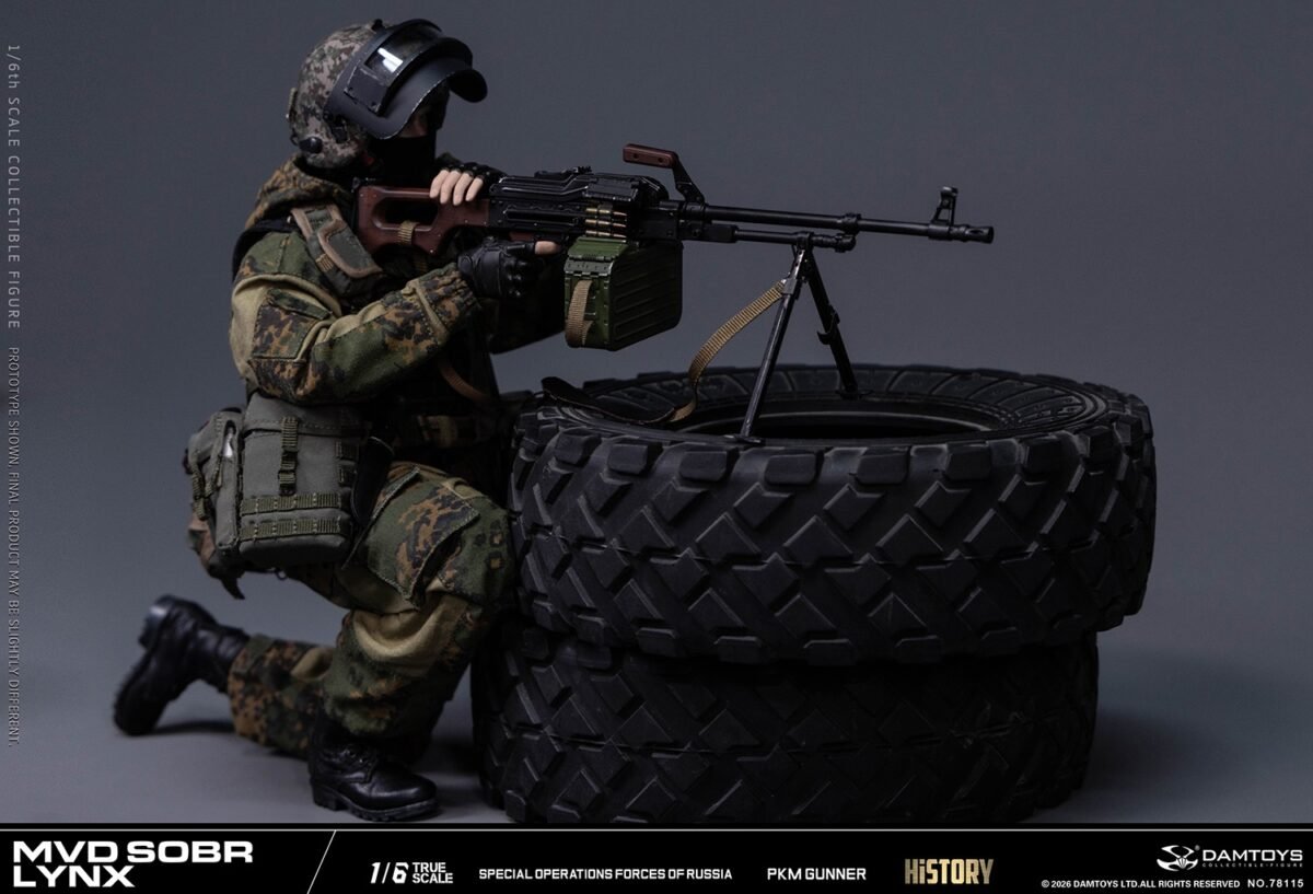 Damtoys - Russian Armed Forces - MVD Sobr Lynx PKM - Imagen 22