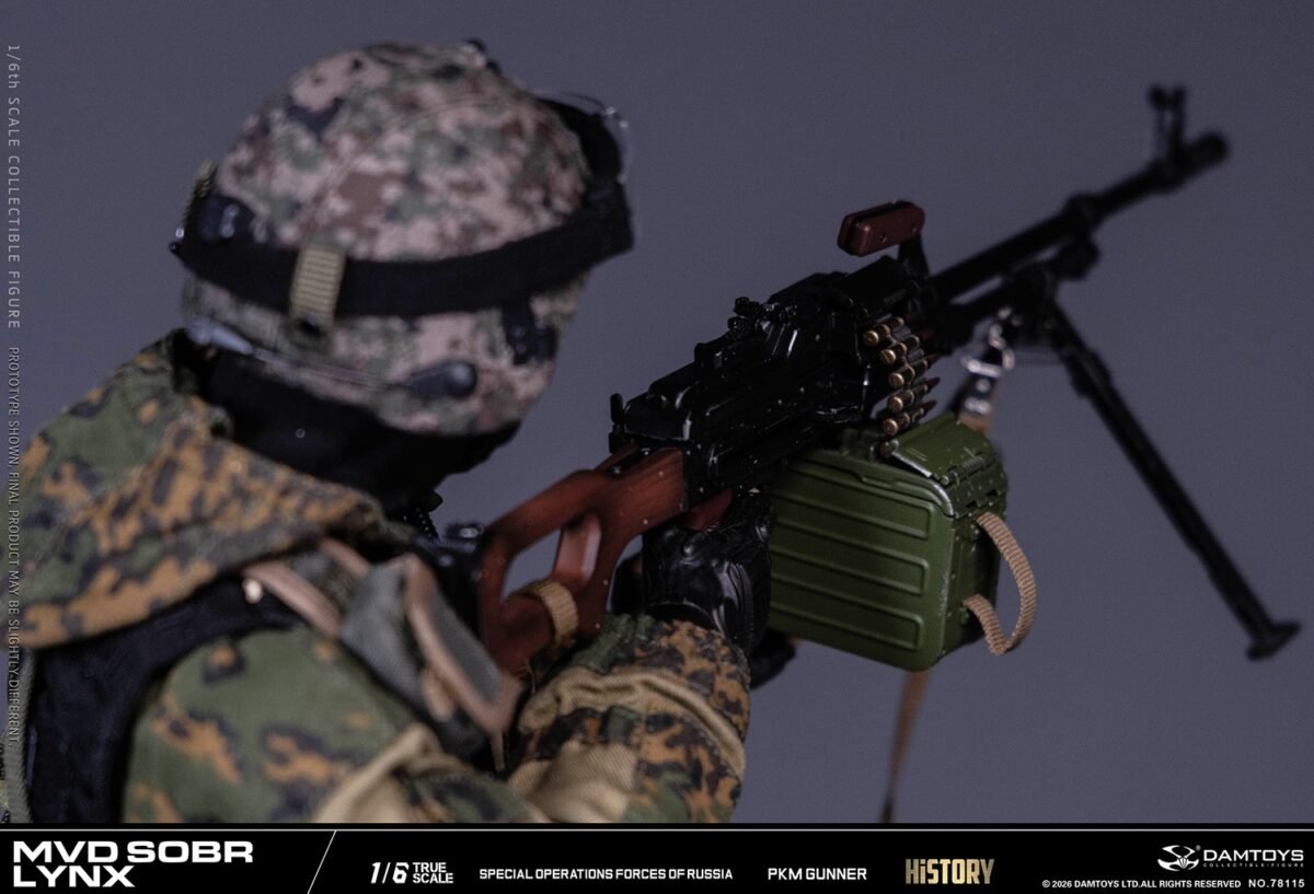 Damtoys - Russian Armed Forces - MVD Sobr Lynx PKM - Imagen 20