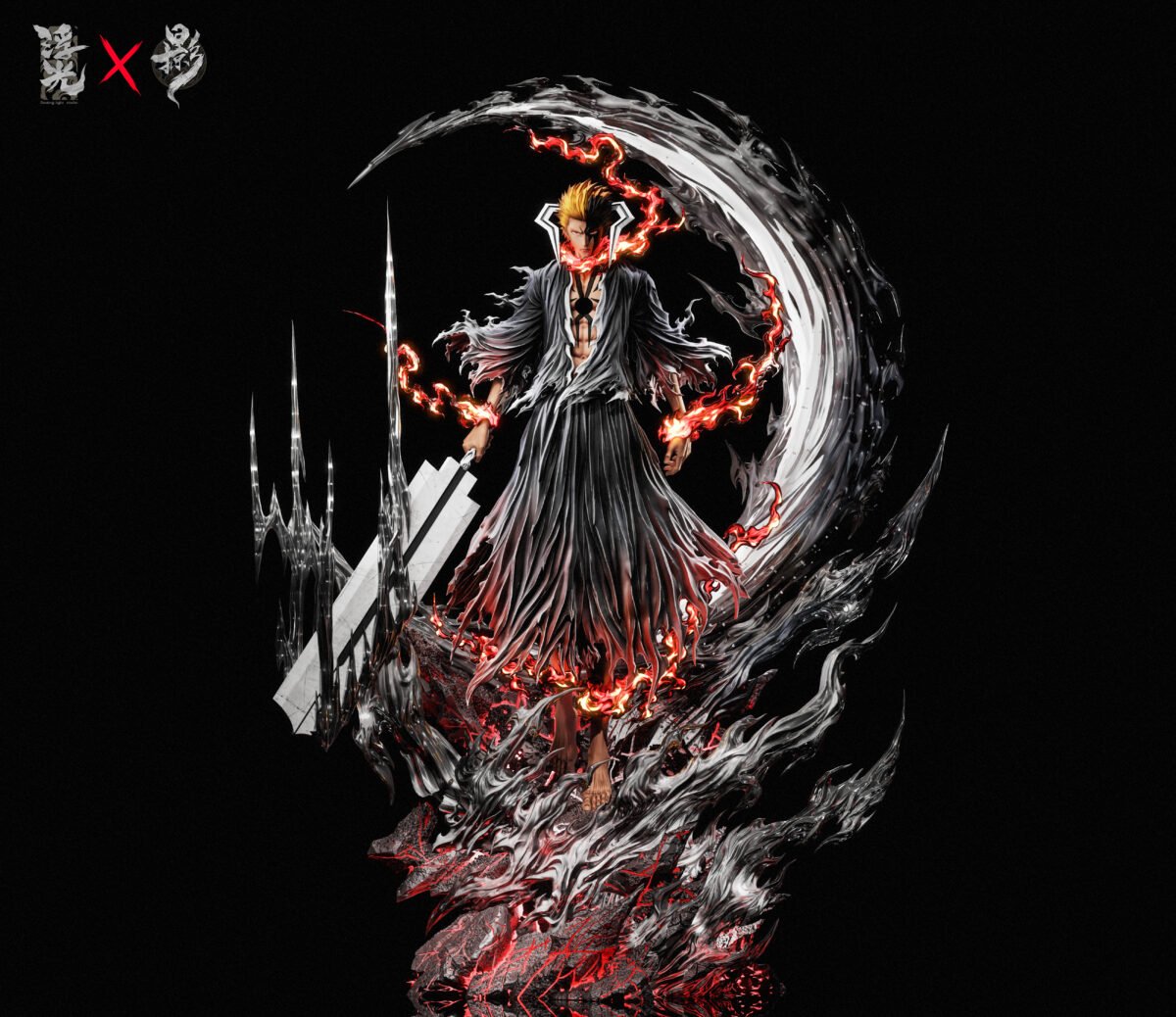 Fu Gang x Lue Ying Studio - Bleach - Kurosaki Ichigo Tensa Zangetsu (001) - Imagen 9