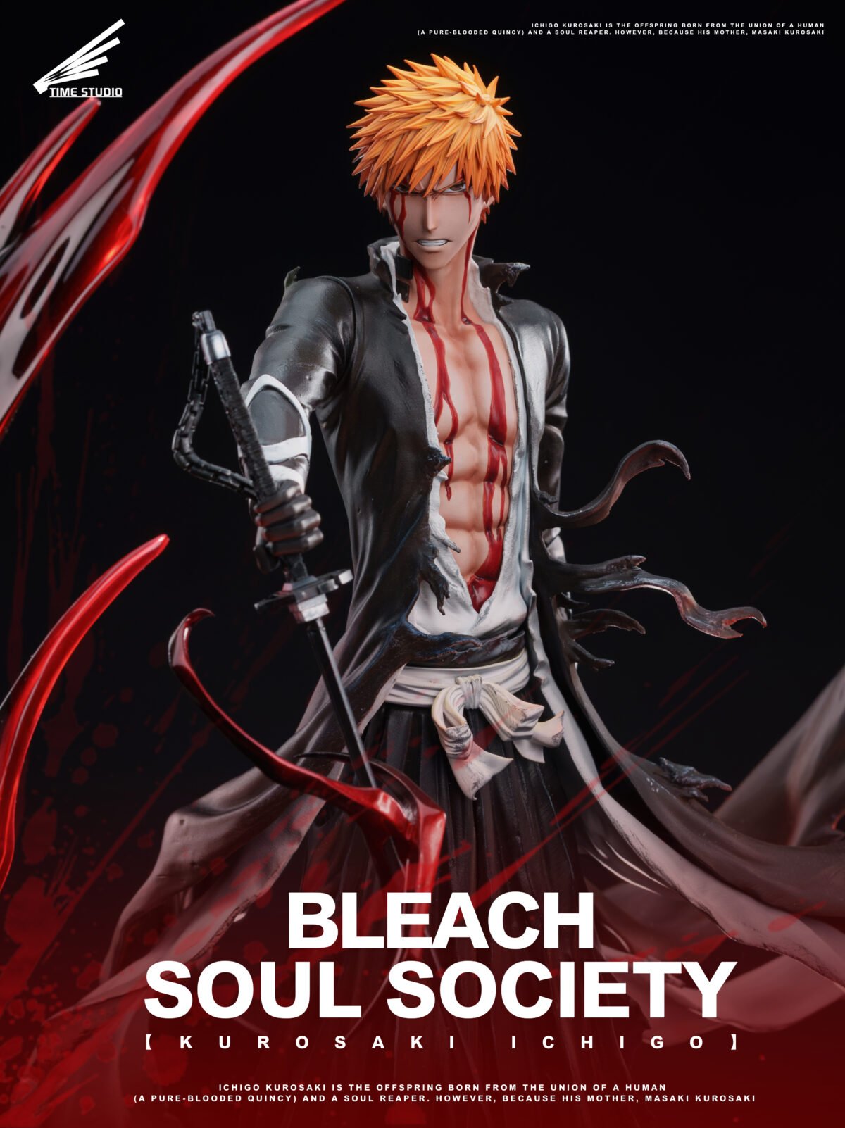 TIME Studio - Bleach - Kurosaki Ichigo (Bankai) - Imagen 5