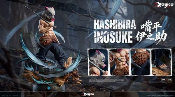 ZaYico Studio - Kimetsu no Yaiba - Hashibira Inosuke - Imagen 2