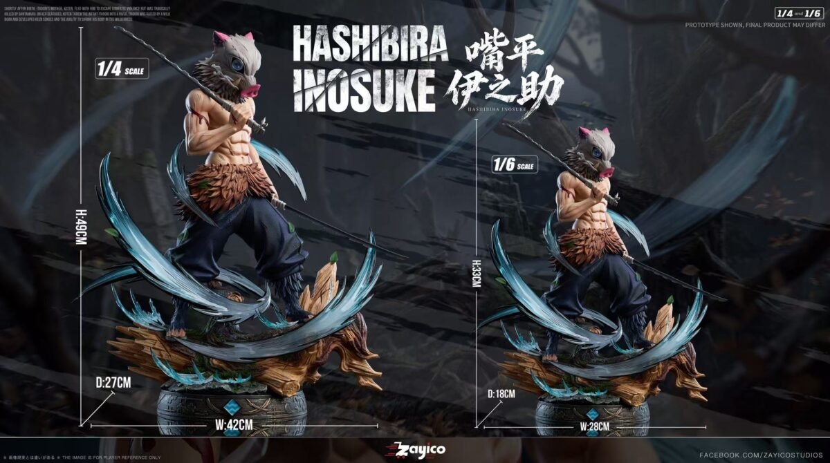 ZaYico Studio - Kimetsu no Yaiba - Hashibira Inosuke - Imagen 3