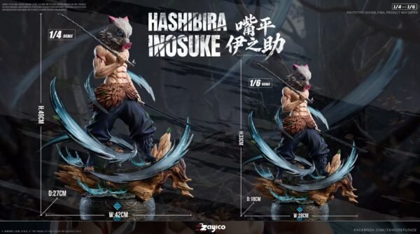 ZaYico Studio - Kimetsu no Yaiba - Hashibira Inosuke - Imagen 3