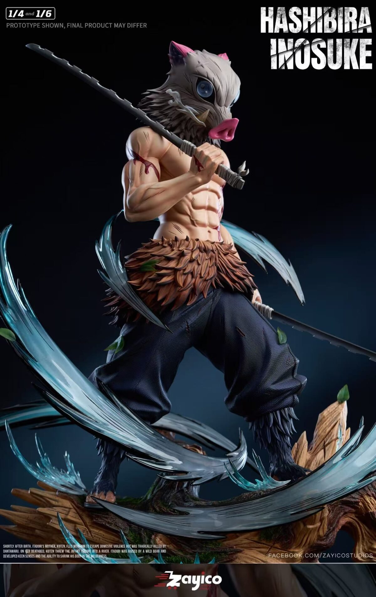 ZaYico Studio - Kimetsu no Yaiba - Hashibira Inosuke - Imagen 5