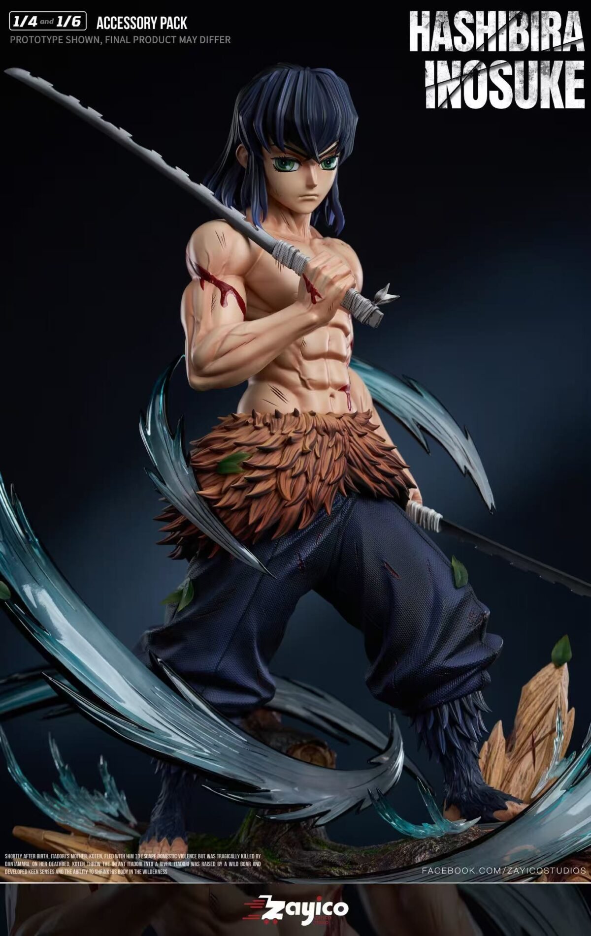 ZaYico Studio - Kimetsu no Yaiba - Hashibira Inosuke - Imagen 8