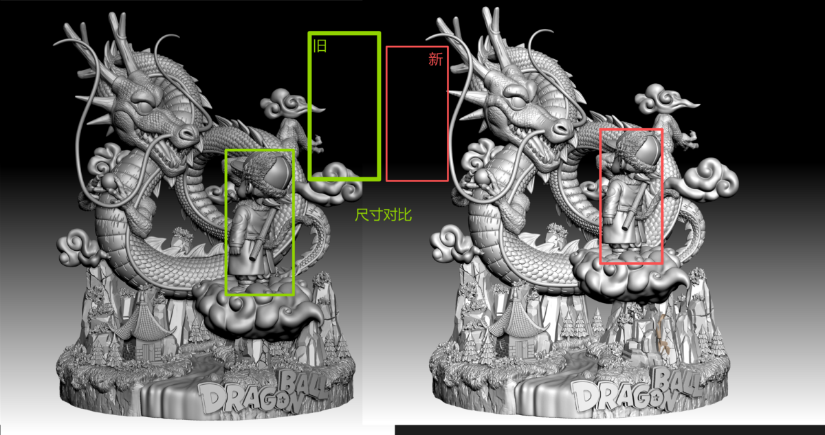 SO Studio - Dragon Ball Z - Kid Goku with Shenron - Imagen 5