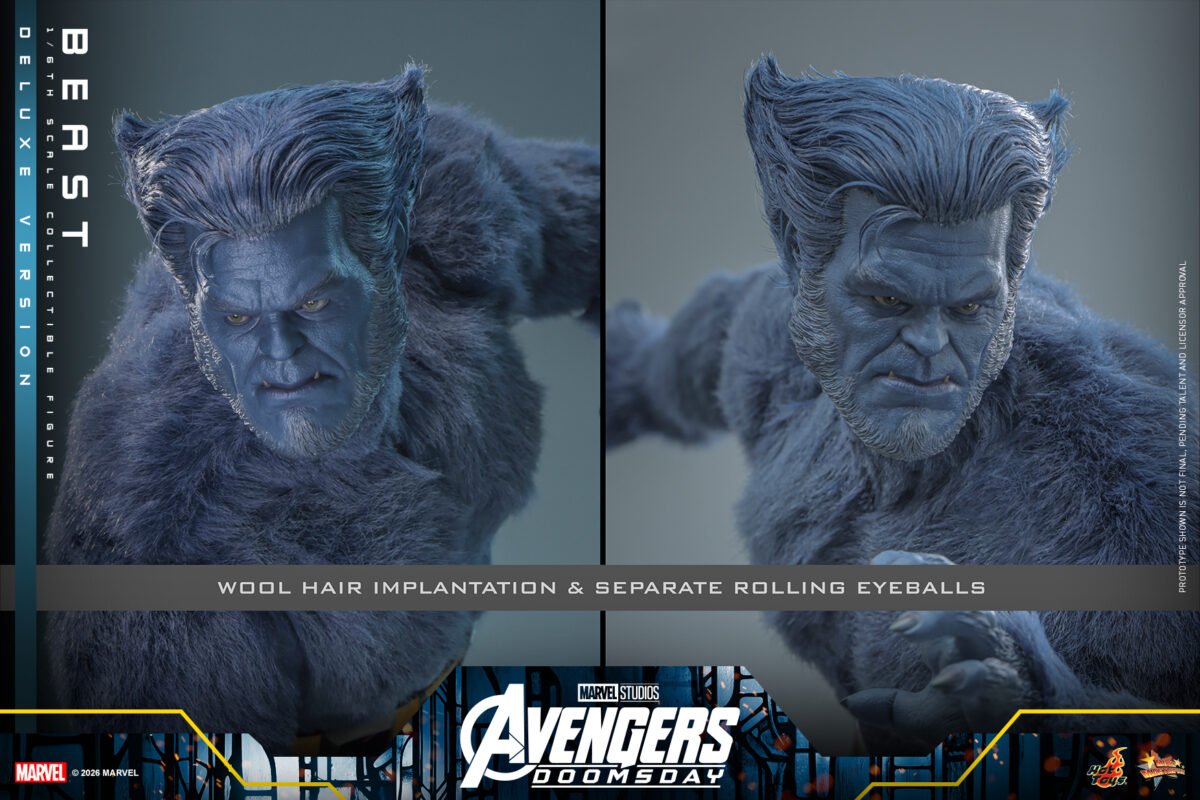 Hot Toys - Marvel Movies - Avengers: Doomsday - Beast Deluxe (MMS921) - Imagen 17