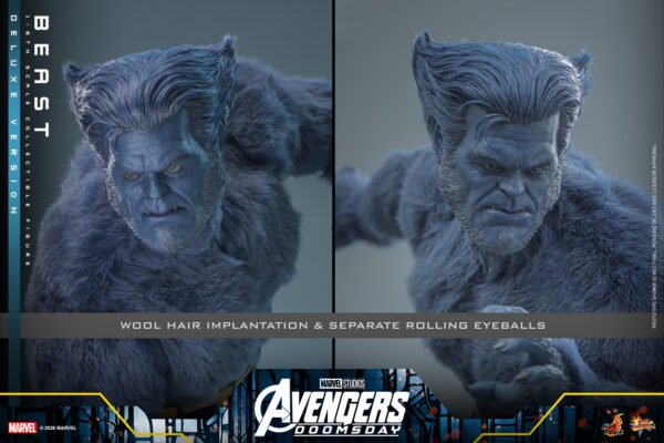 Hot Toys - Marvel Movies - Avengers: Doomsday - Beast Deluxe (MMS921) - Imagen 17