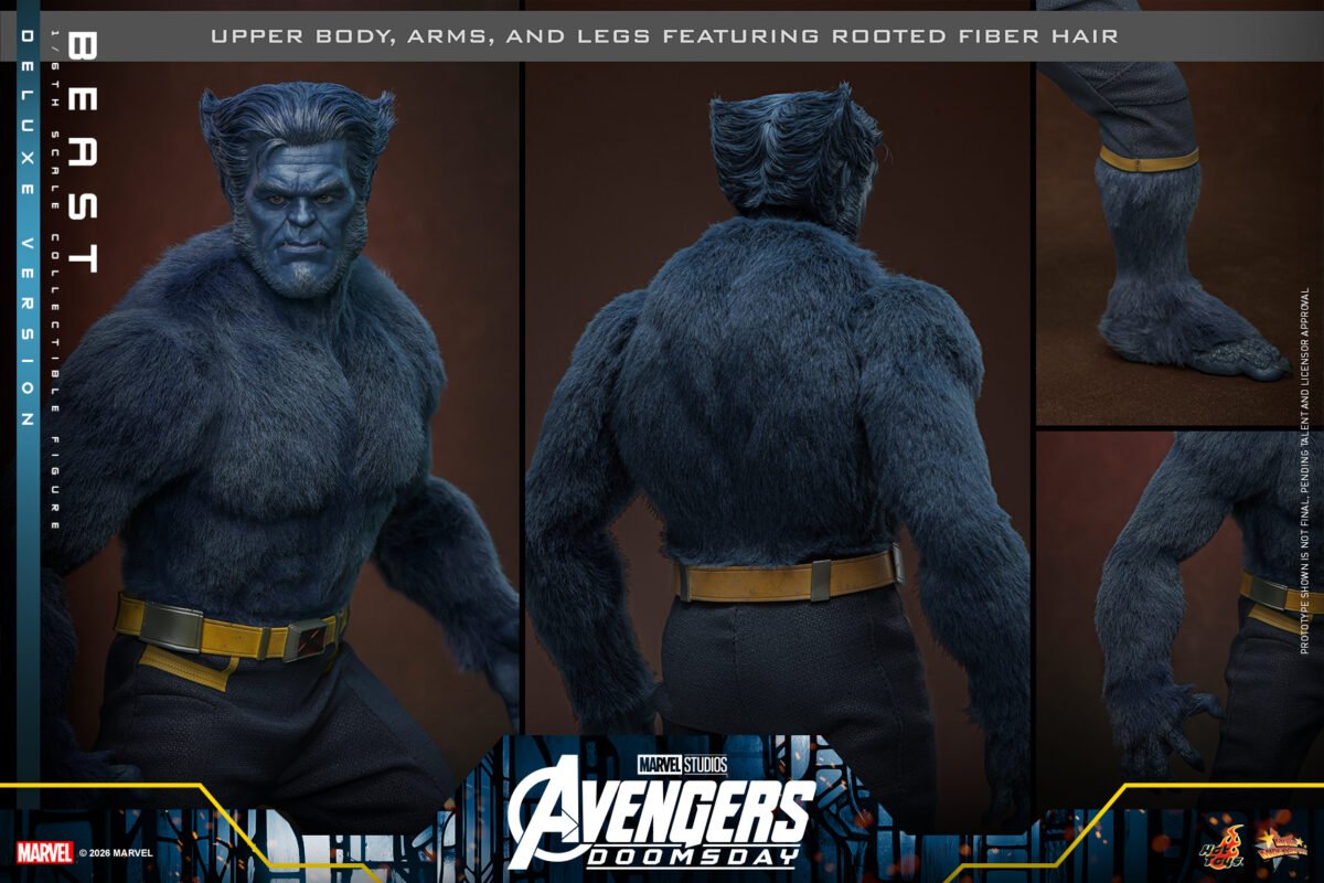 Hot Toys - Marvel Movies - Avengers: Doomsday - Beast Deluxe (MMS921) - Imagen 18