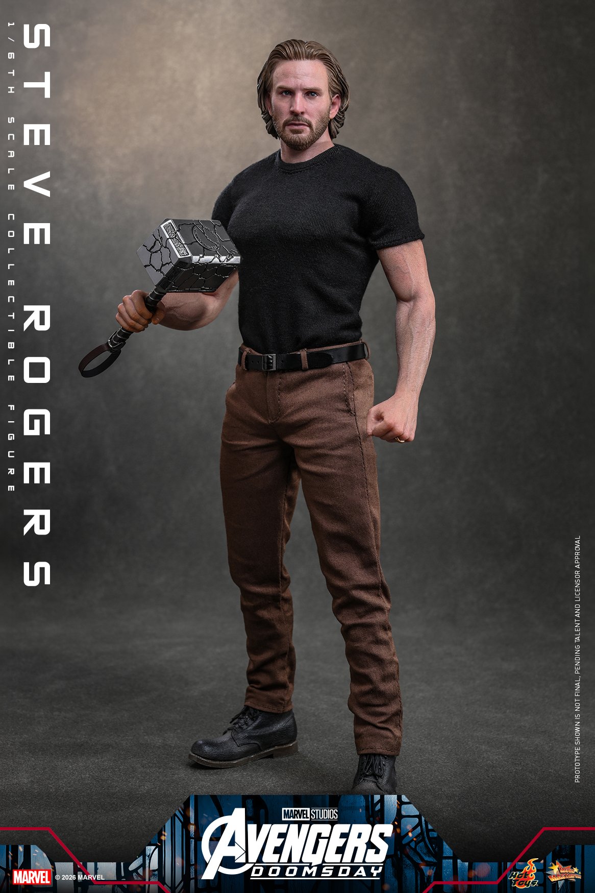 Hot Toys - A5 - Steve Rogers (Normal)_PR1 Hot Toys - Marvel Movies - Avengers: Doomsday - Captain America (MMS928) - Imagen 1