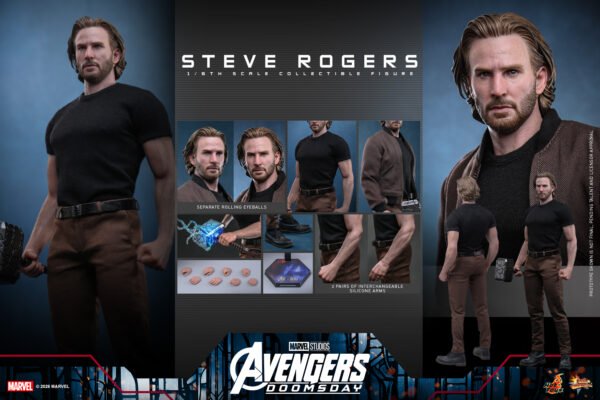 Hot Toys - Marvel Movies - Avengers: Doomsday - Captain America Deluxe (MMS929) - Imagen 15