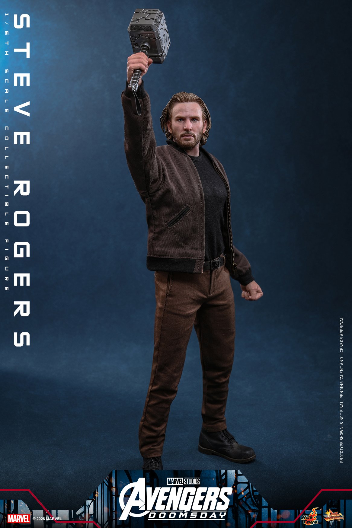 Hot Toys - A5 - Steve Rogers (Normal)_PR2 Hot Toys - Marvel Movies - Avengers: Doomsday - Captain America Deluxe (MMS929) - Imagen 1