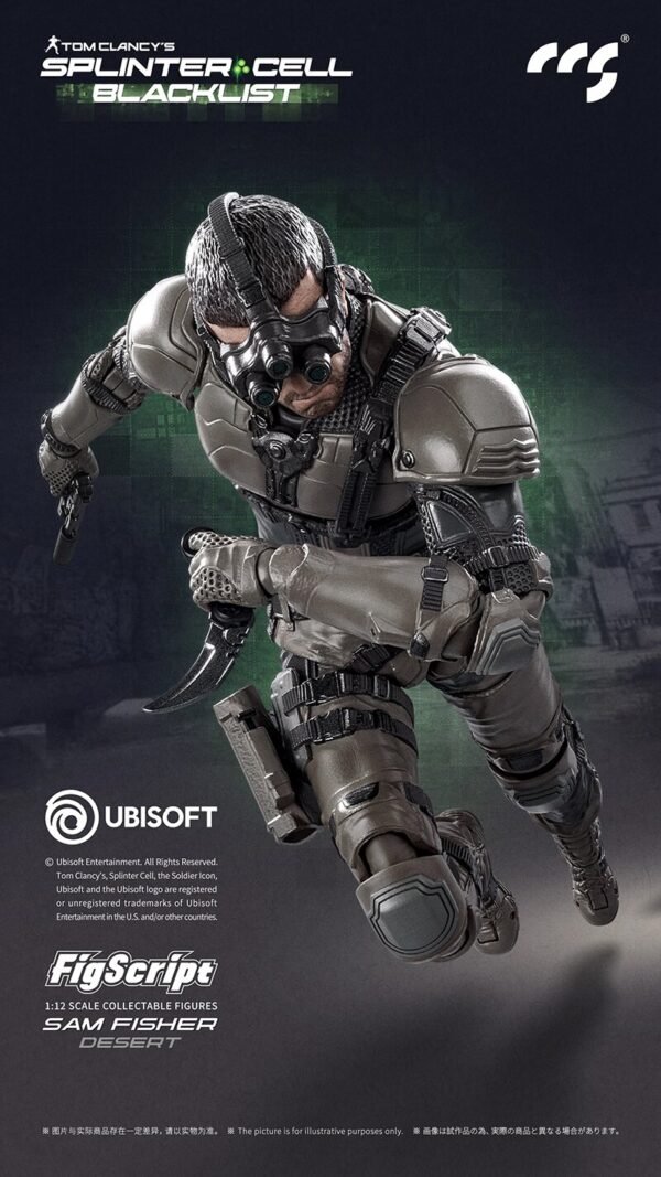 CCS Toys - Splinter Cell Blacklist - Sam Fisher Desert Ver. - Imagen 5