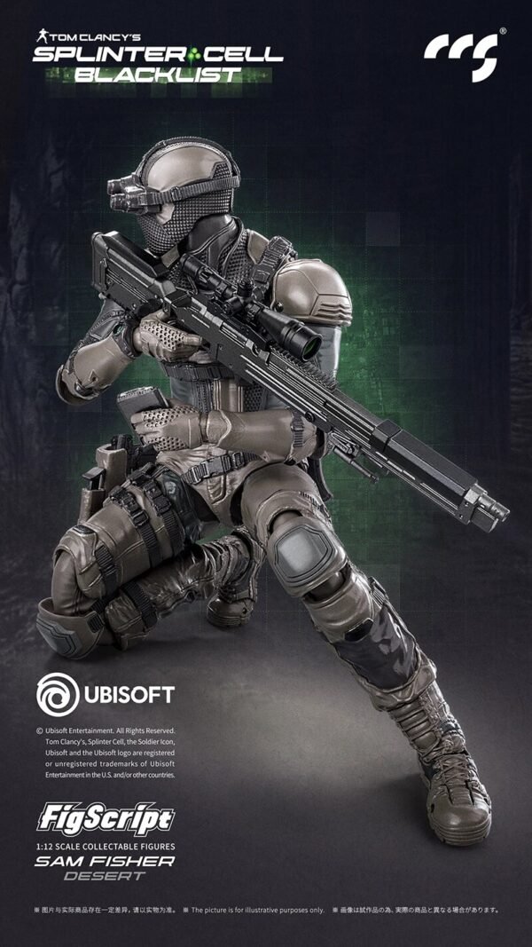 CCS Toys - Splinter Cell Blacklist - Sam Fisher Desert Ver. - Imagen 3