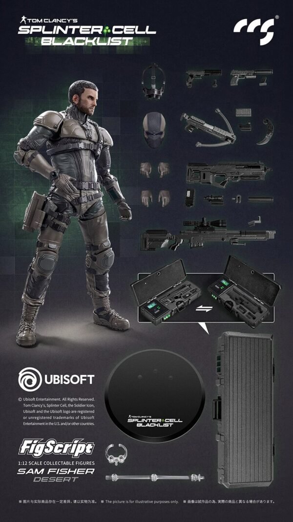 CCS Toys - Splinter Cell Blacklist - Sam Fisher Desert Ver. - Imagen 2